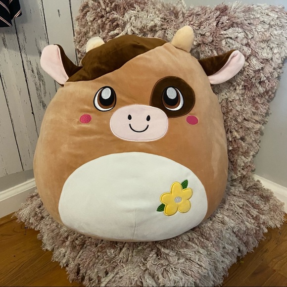sage brown cow squishmallow